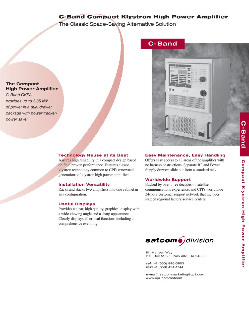 Klystron HPAs K3C - CPI