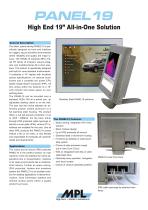 Fanless 19� Panel PC with SXGA resolution