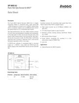 Plastic Fiber Optic Receiver for MOST