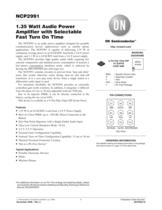 Document Title 	 Document ID/Size 	 Revision 	 Score 	 1.35 Watt Audio Power Amplifier with Selectable Fast Turn On Time