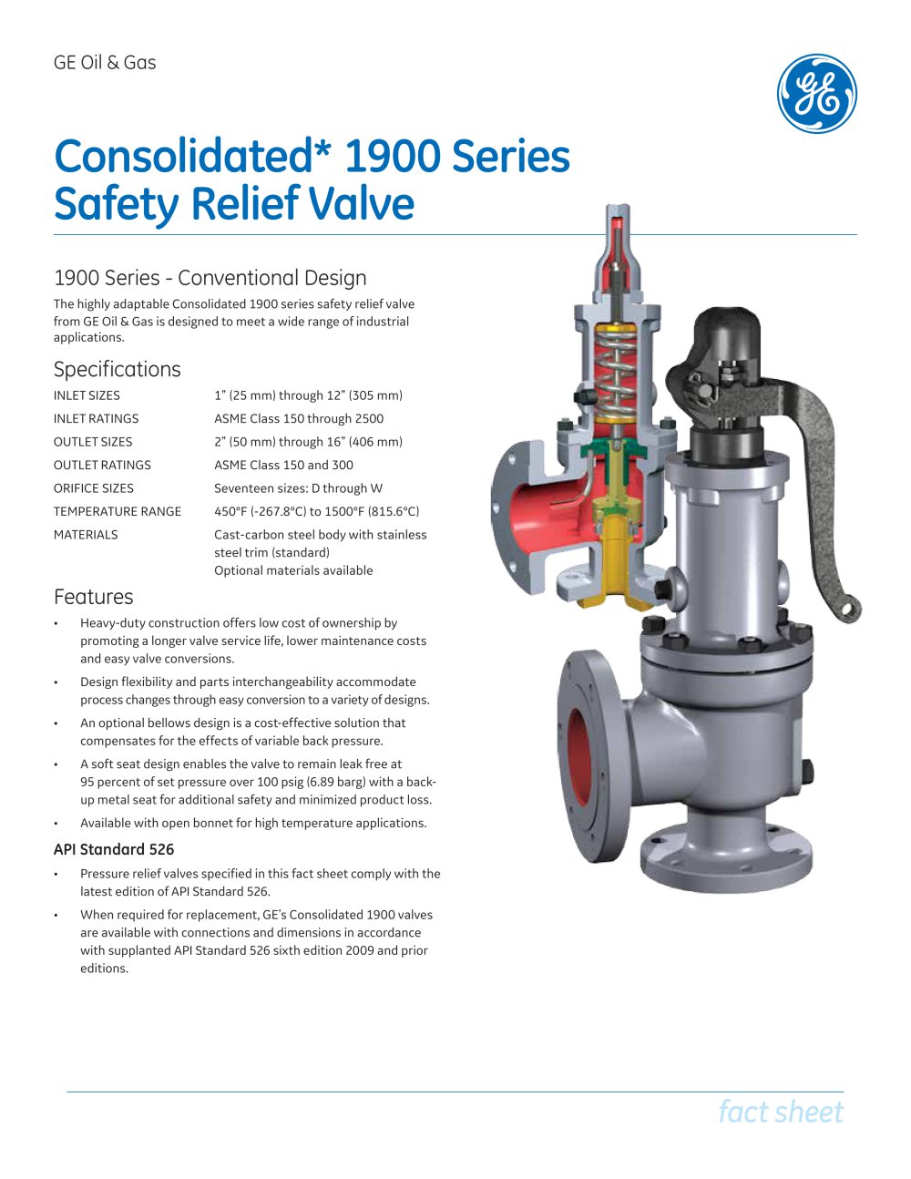 Dresser Consolidated Relief Valve Sizing Bestdressers 2017 Consolidated Type 1900 Safety Relief Valve Universal Media Ge