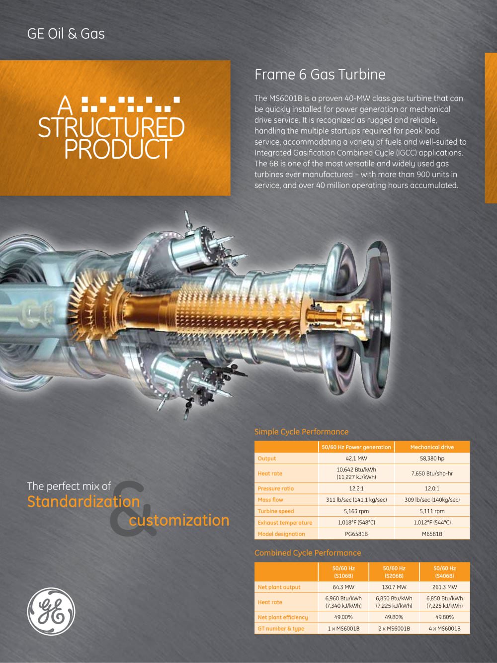 Frame 6 Gas Turbine Ge Turbines Pdf Catalogue Technical Frame 6 Gas Turbine 1 3 Pages