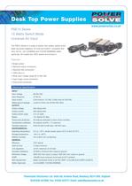 Desk Top Power Supplies