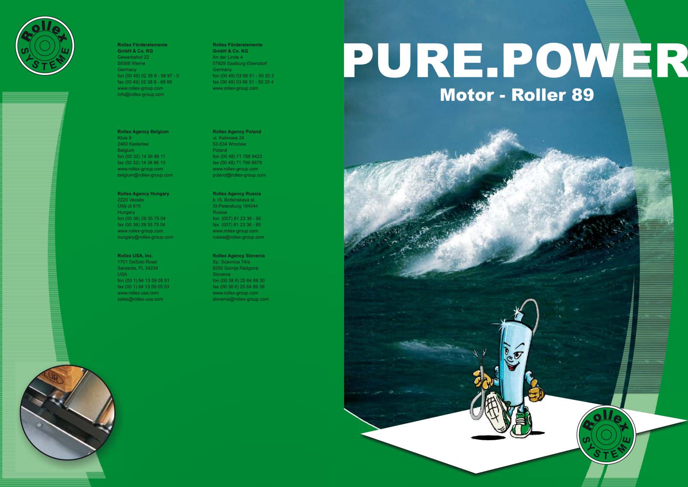 Motor roller 89 - Rollex F&ouml;rderelemente KG