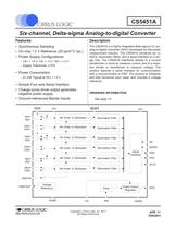 CS5451A 6-Channel Delta-Sigma A/D Converter