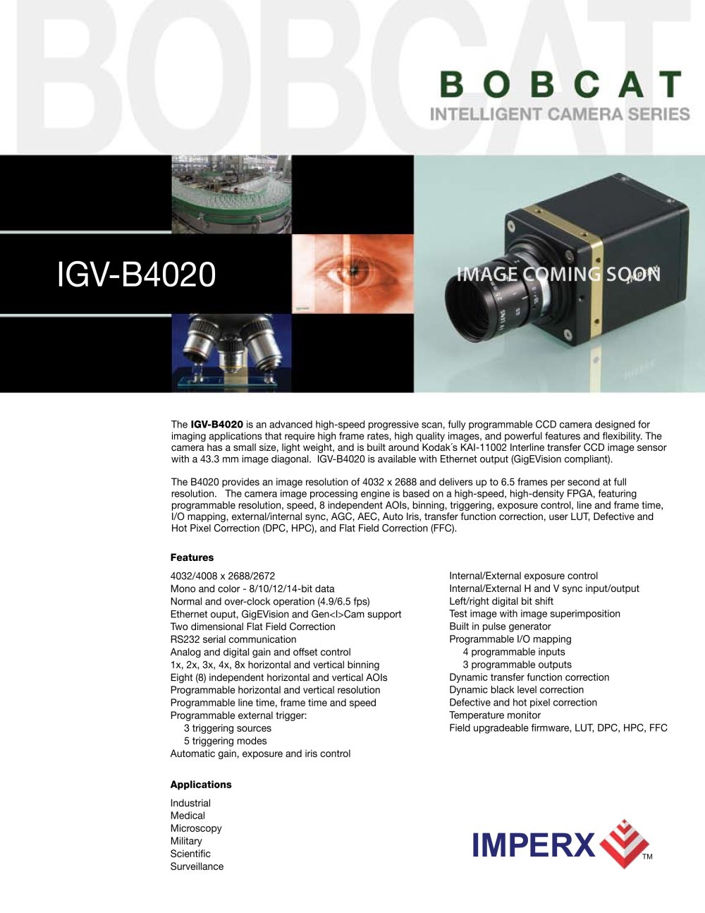 IGV-B4020 - IMPERX