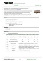 Space Crystal Oscillator TE100 XO series 100