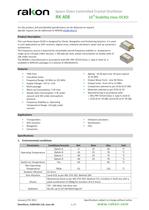 Space Oven Controlled Crystal Oscillator OCXO RK 408
