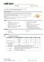SPACE  Temperature Controlled Crystal Oscillator TE300 OCXO Series 300 Spatial Flat Pack