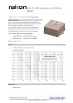 ULN SAW Oscillator OCSO for airborne applications SR E02 320 MHz