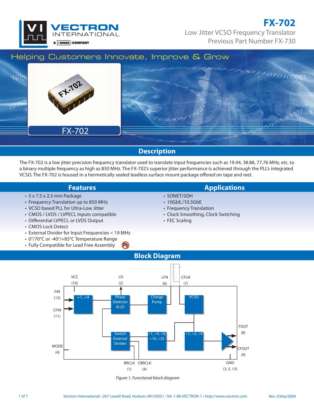 FX-702 Frequency Translation - Vectron International