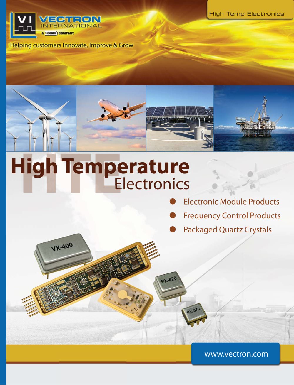 High Temperature Electronic Module Brochure. - Vectron International