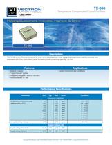 TX-080 Temperature Controlled Crystal Oscillators (TCXO)