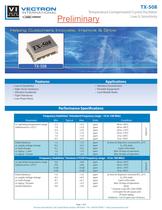 TX-508 Temperature Controlled Crystal Oscillators (TCXO)