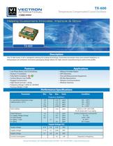 TX-600 Temperature Controlled Crystal Oscillators (TCXO)