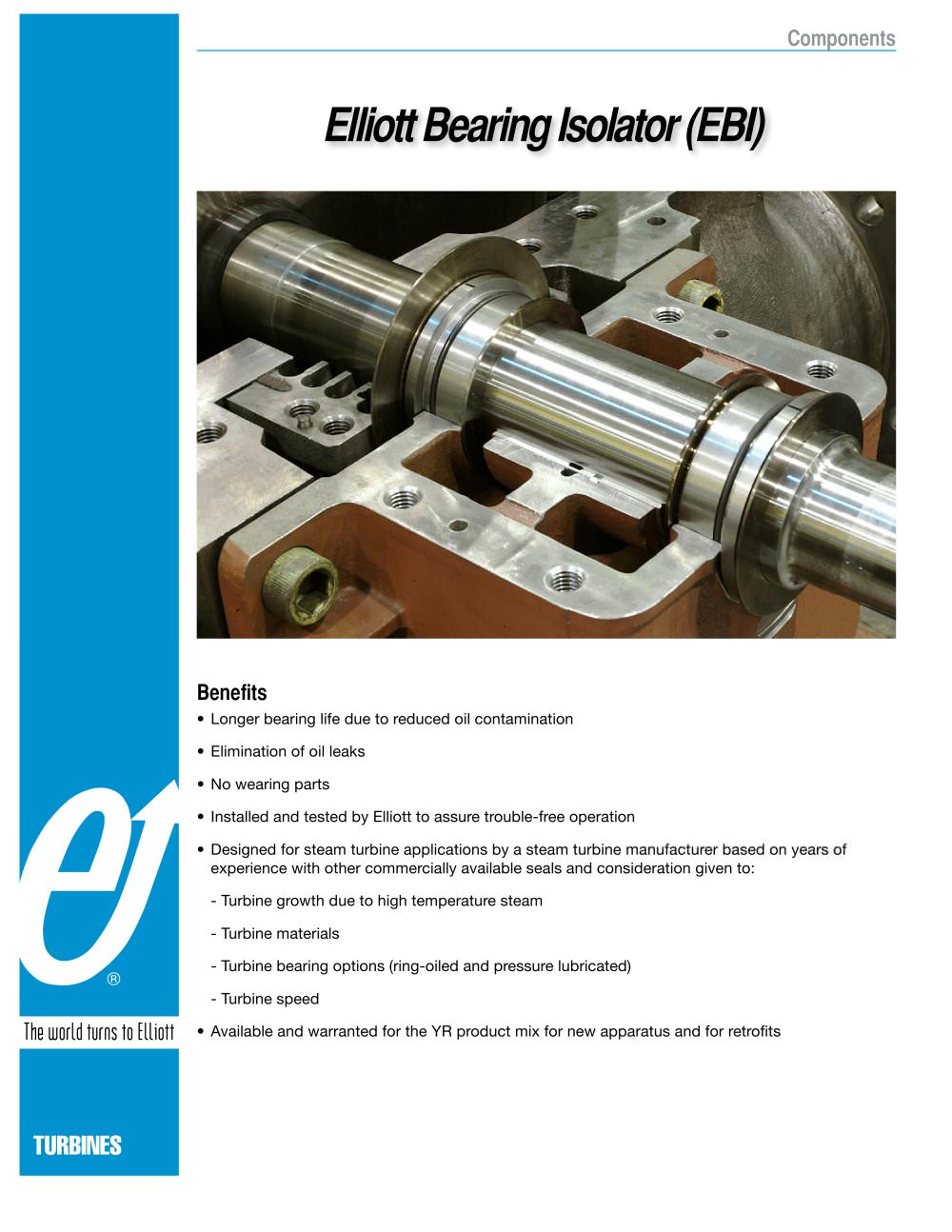 Elliott Bearing Isolators - Elliott Company