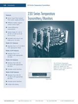 230 Series Temperature Transmitters/Monitors