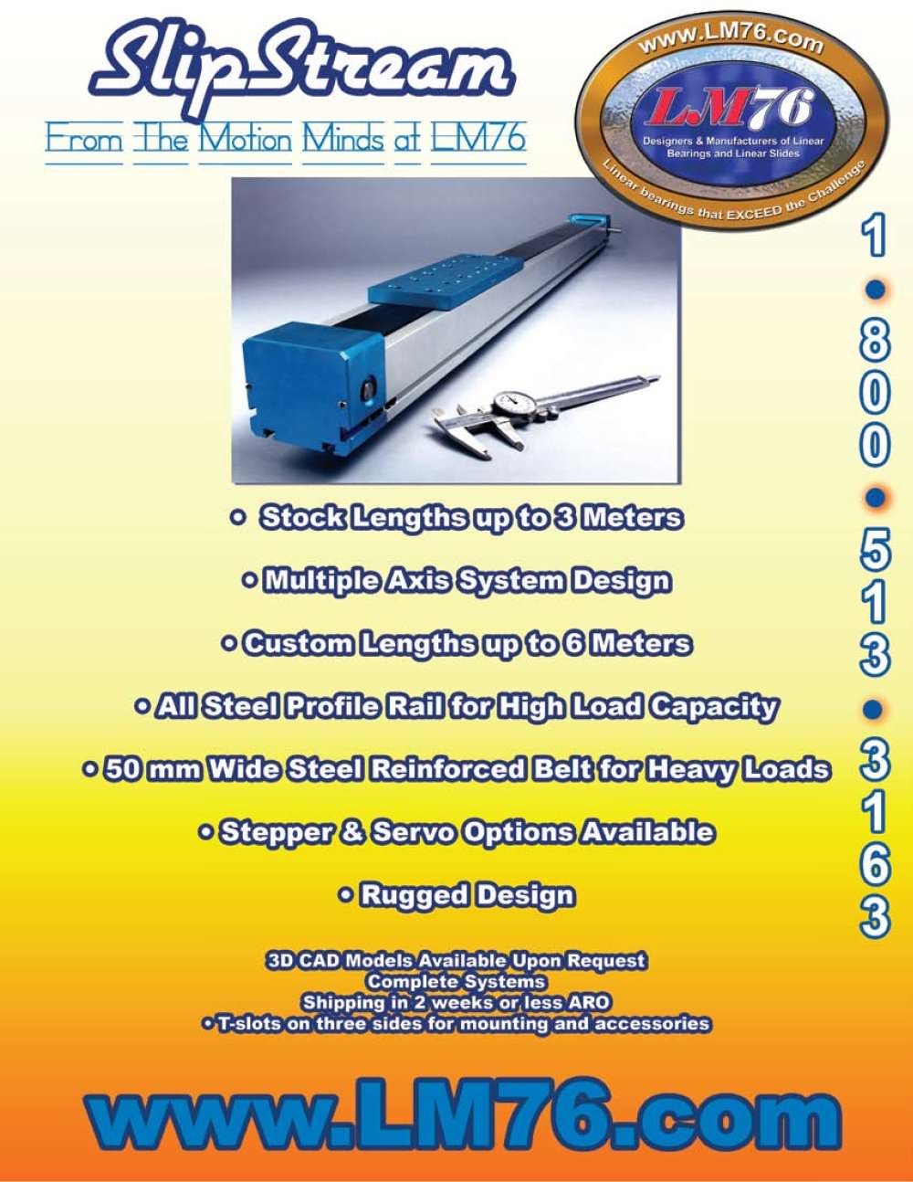 SlipStream - LM76 Linear Motion Bearings