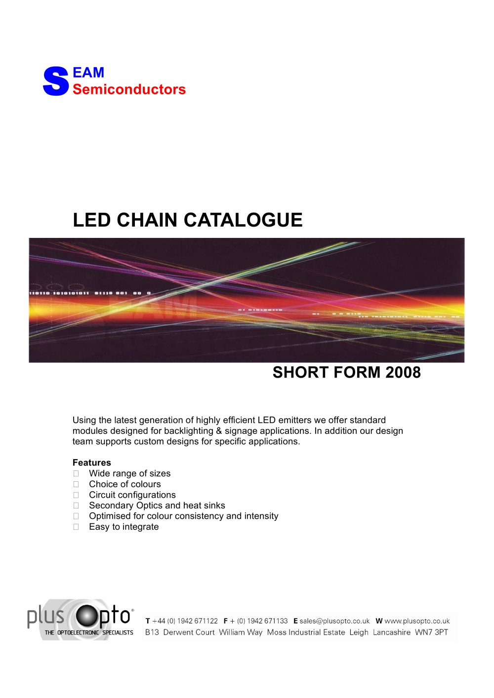 LED Chain Catalogue - Plus Opto