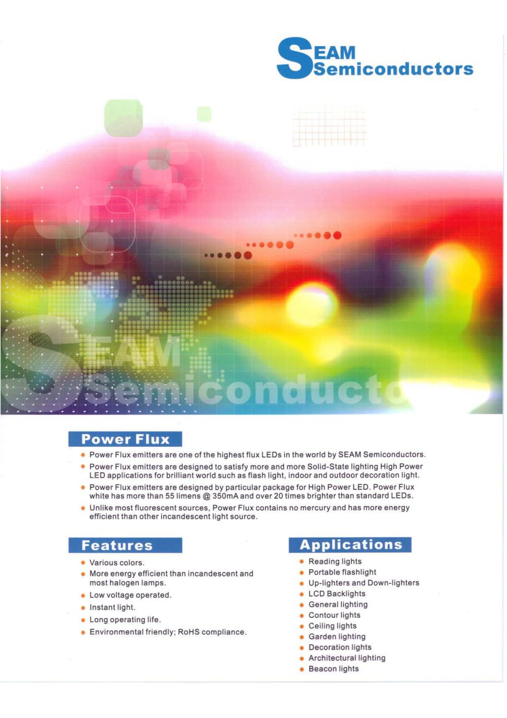 Seam High Power Catalogue - Plus Opto