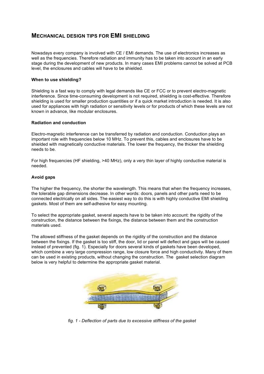 Mechanical Design Tips for shielding - Holland Shielding