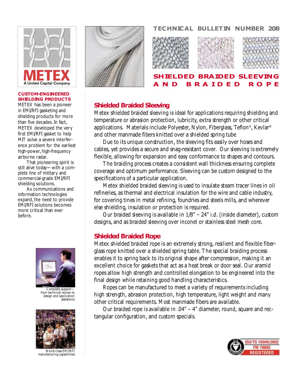 Braided Sleeving/Rope - Metex