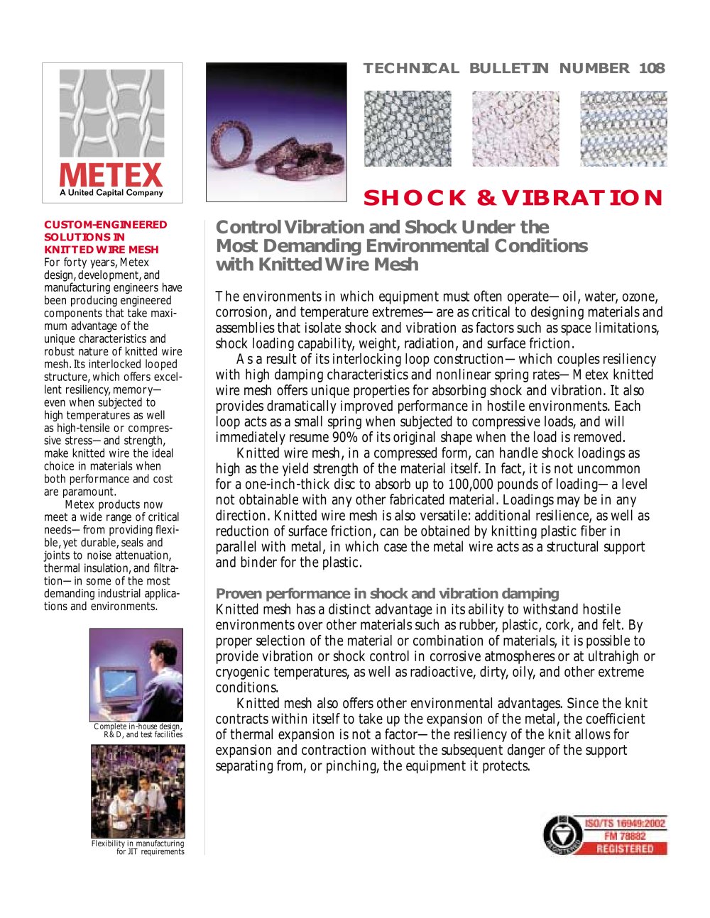 Shock & Vibration - Metex