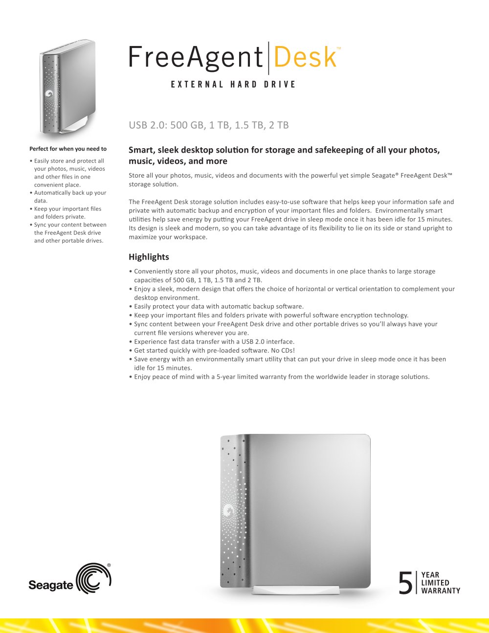 FreeAgent� Desk - Seagate