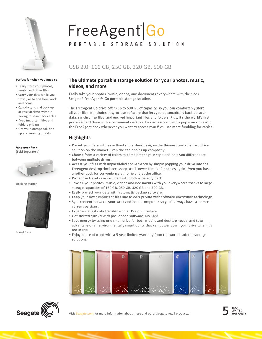 FreeAgent�  Go - Seagate