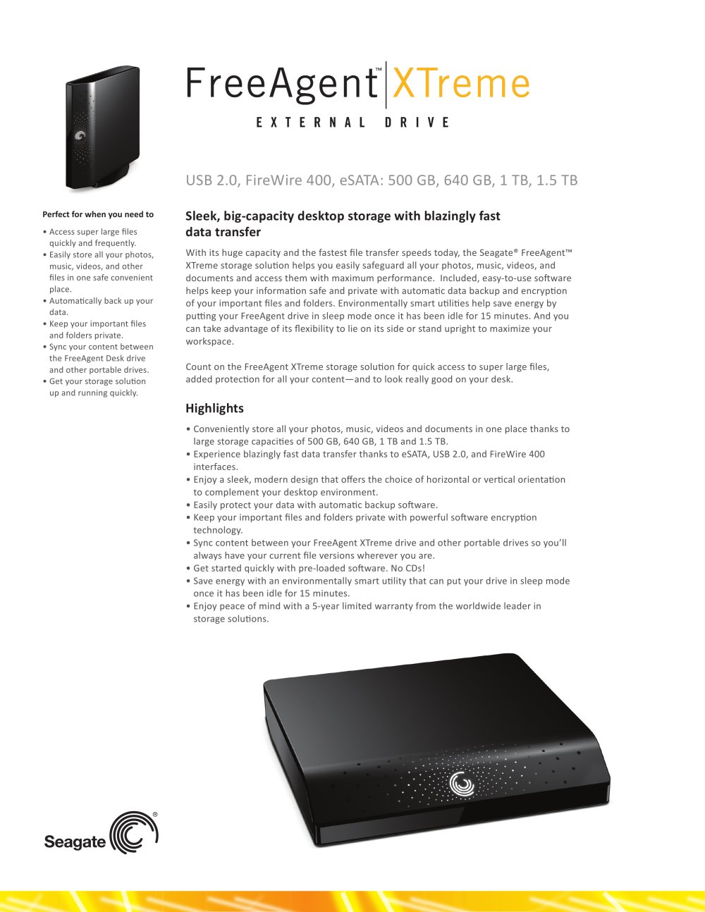FreeAgent�  XTreme - Seagate