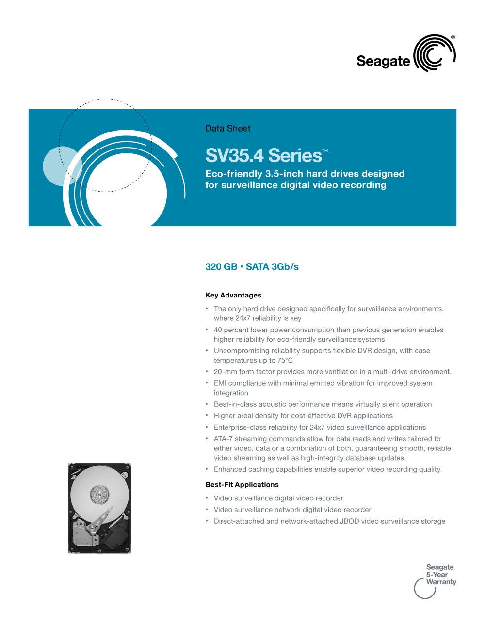 SV35.4 Series� Hard Drives - Seagate