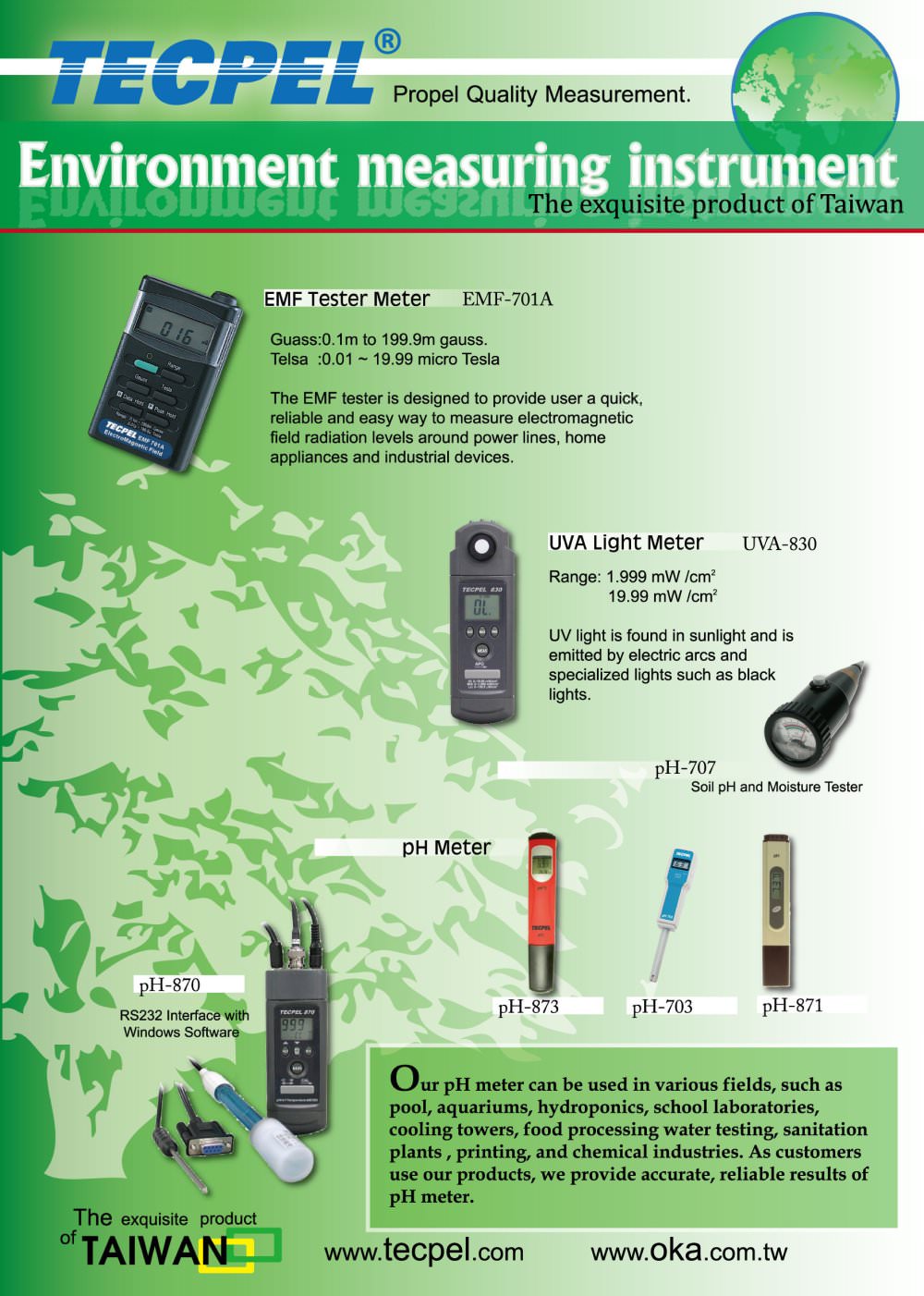 TECPEL Environment Measuring Meter - Tecpel  Co., Ltd.