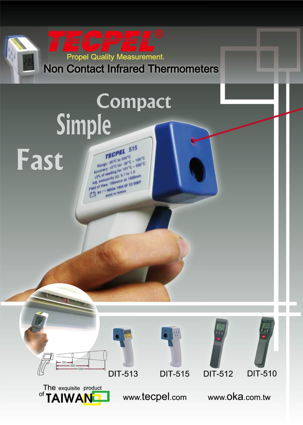 TECPEL Infared Thermometer - Tecpel  Co., Ltd.