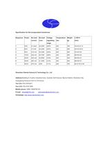 specification for flat encapsulated transformer