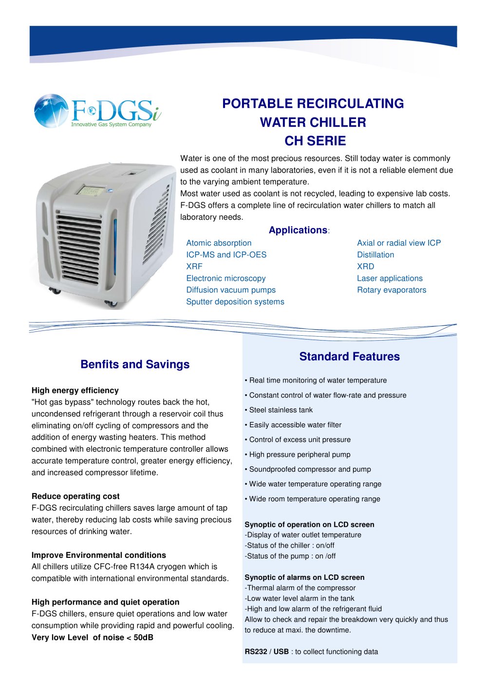 Chiller - Cold water production machine - F-DGSi