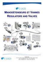 regulator and valves / manod�tendeurs et vannes