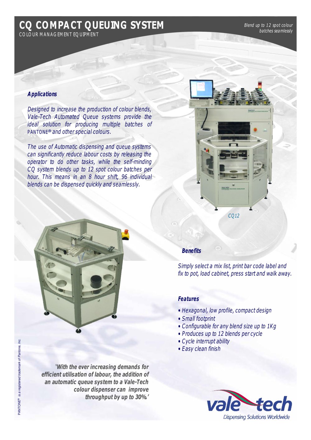 CQ COMPACT QUEUING SYSTEM - Vale Tech