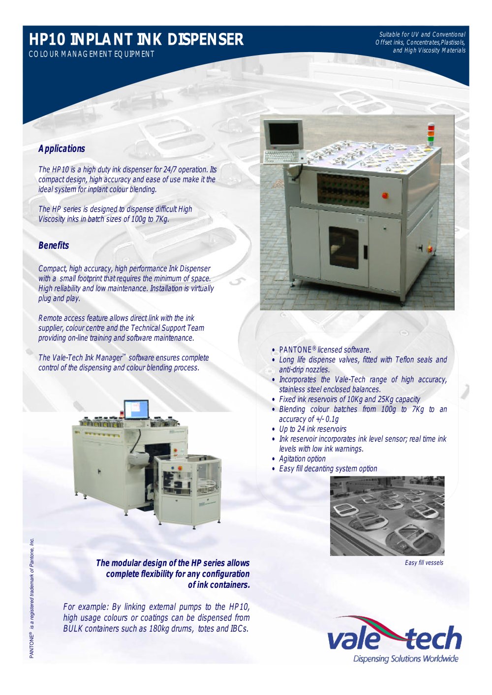 HP10 Paste Ink Dispenser - Vale Tech