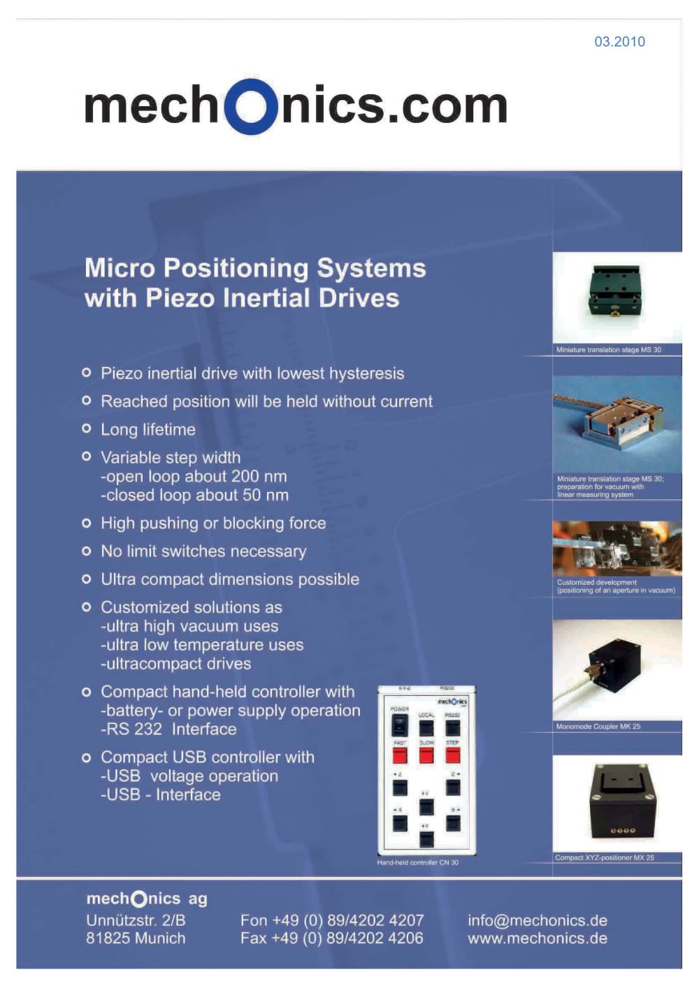 Product  list - mechOnics