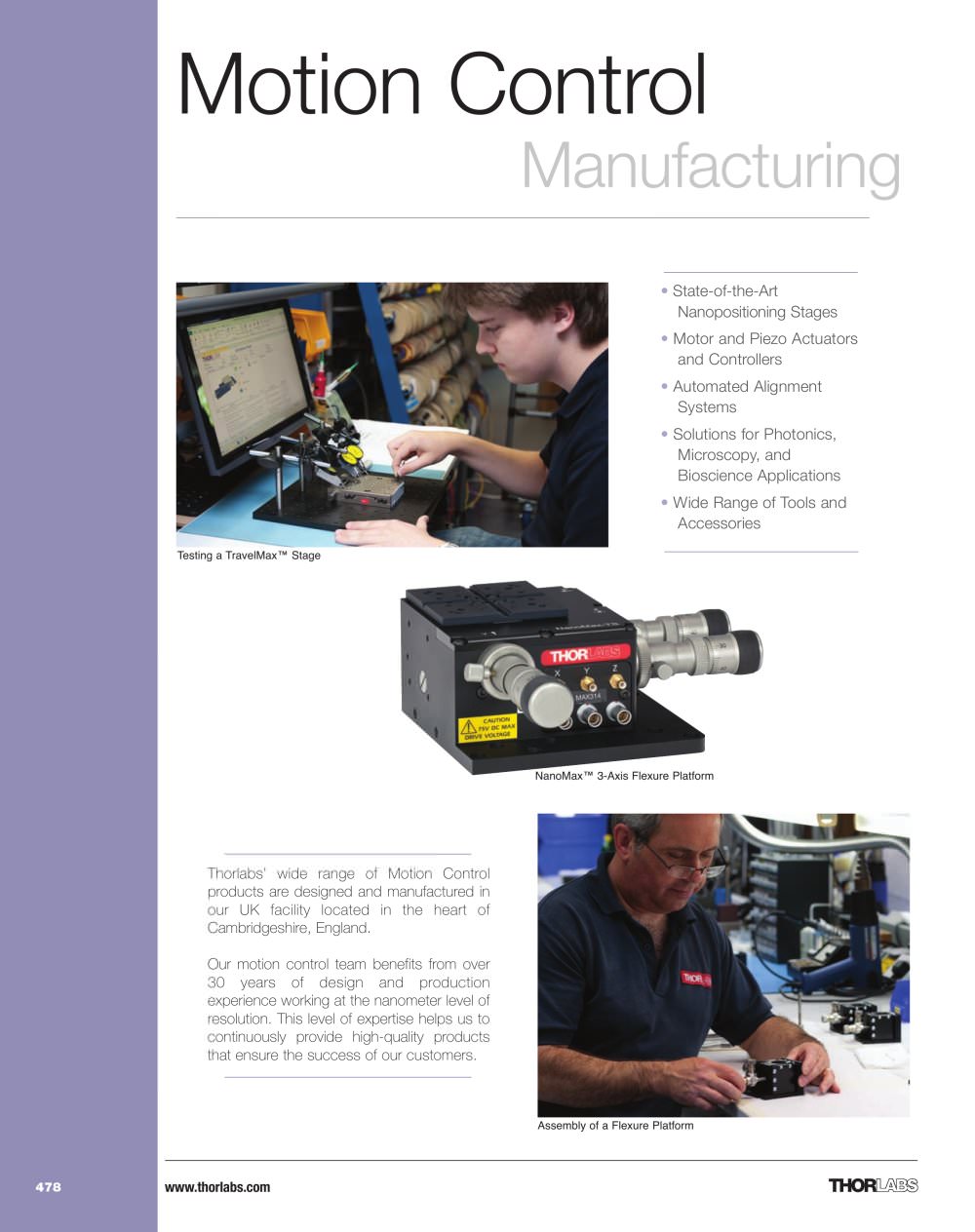 Motion Control Products - Thorlabs