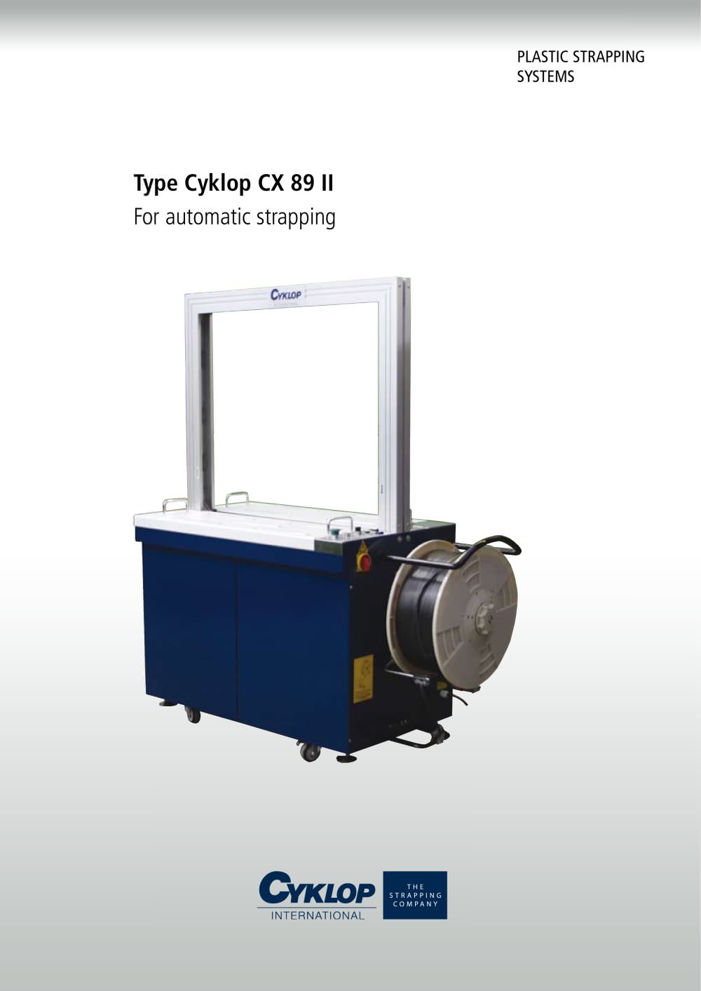 Type Cyklop CX 89 II For automatic strapping - Cyklop