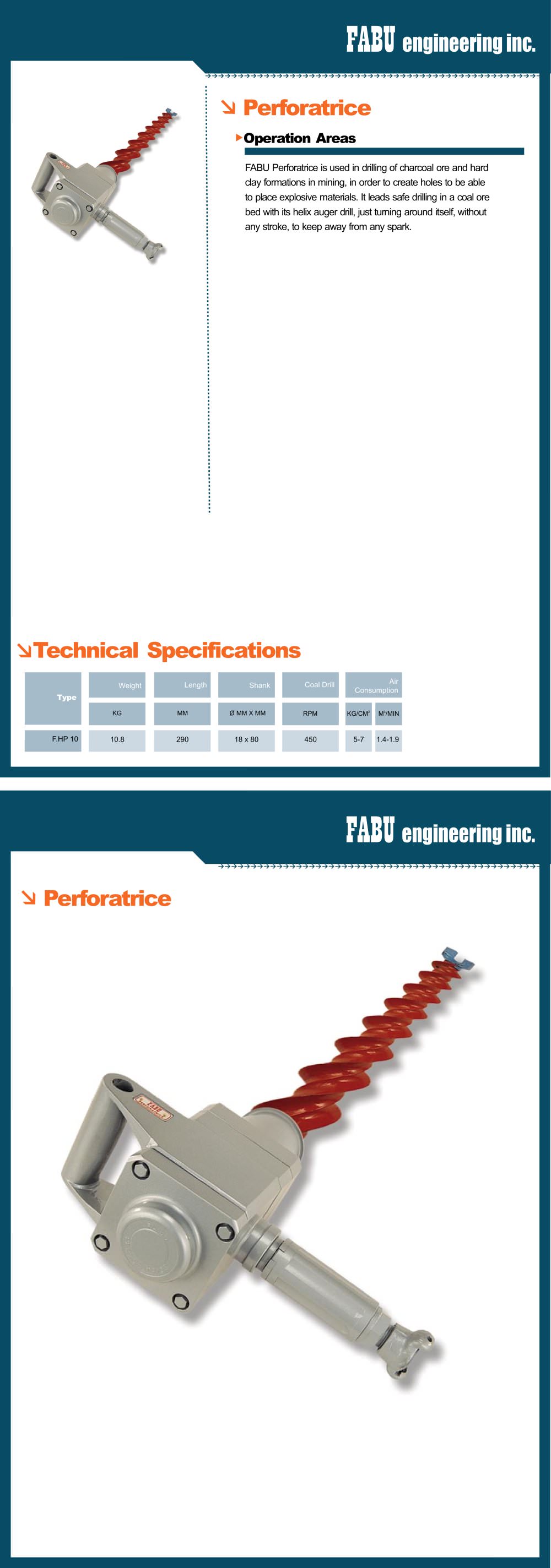 FABU Coal Drill - FABU Engineering Incorporation