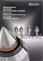 High performance live centres with spring-loaded centrepoint