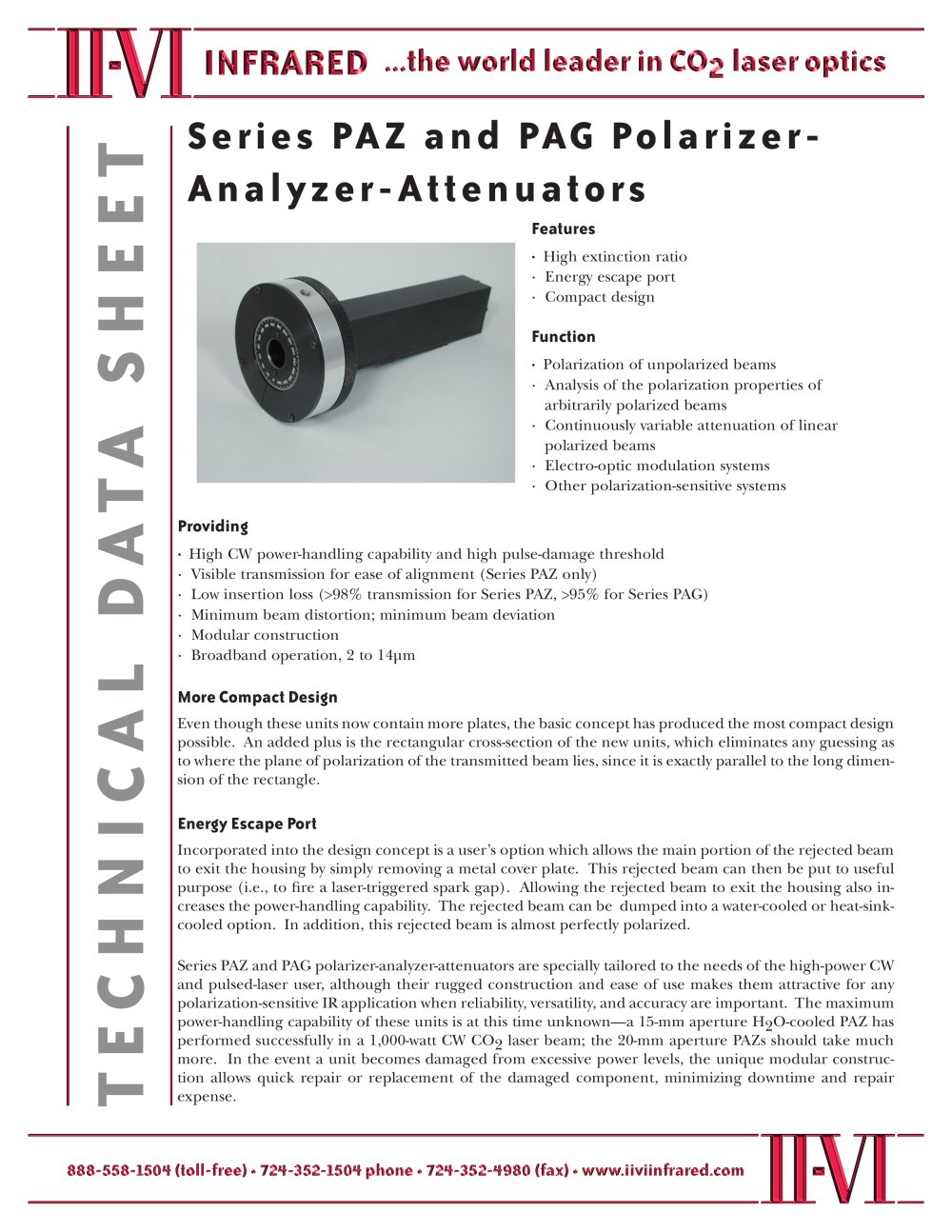 Attenuators - II-VI INFRARED