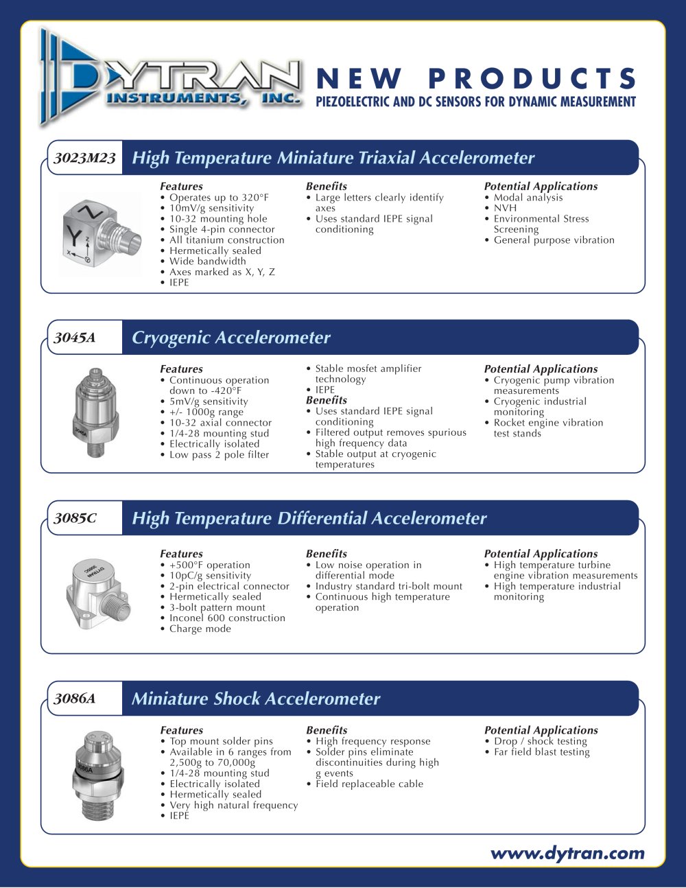 DYTRAN INSTRUMENTS - 2857, 68442, 145614, 14310, 208505