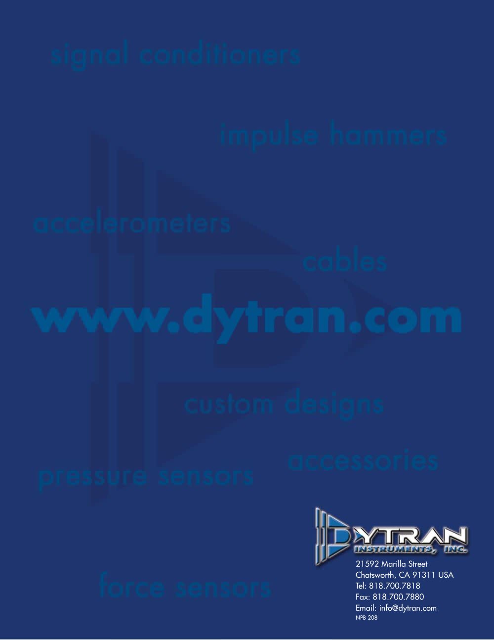 DYTRAN INSTRUMENTS - 