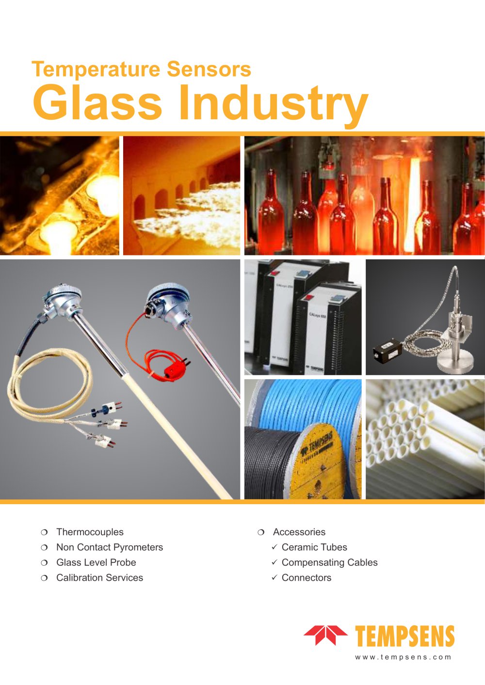 Temperature Sensors For Glass Industry - TEMPSENS