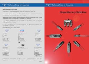 Glass mercury tilt switches
