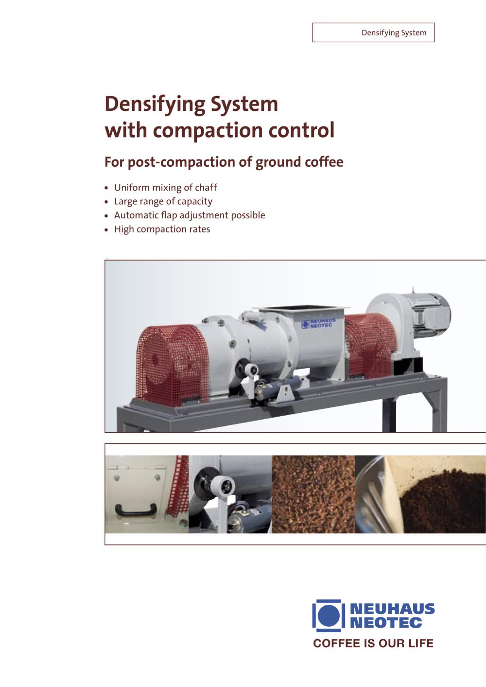 Densifying System with compaction control - NEUHAUS NEOTEC