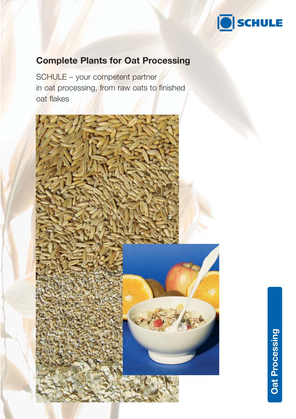 Complete Plants for Oat Processing - F. H. SCHULE Muehlenbau